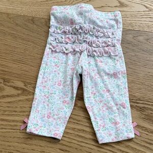 Floral Ruffle Kids Leggings 3-6mnths